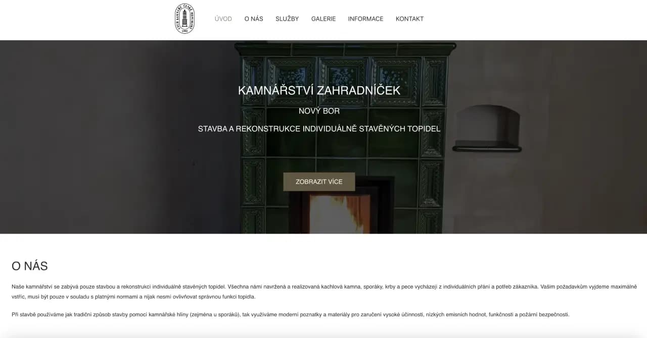 Kamnařství Zahradníček